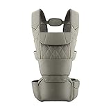 ベビーベルト、ウエスト、背中とヒップ、多機能通気性ベビーキャリアのすべての季節 (3-15KG、0-36 ヶ月),Gray