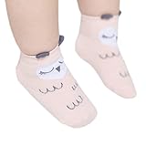 ノンスリップ新生児幼児靴下3脚暖かいノンスキッドストッキング赤ちゃんの誕生日の贈り物-A03