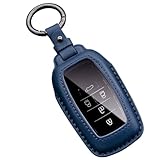 Ysemco 適合 トヨタ スマート キーケース アルファード ヴェルファイア 40系/30系 ハリアー80系 プリウス60系 ノア ヴォクシー90系 ランドクルーザー新型250/200/300系 ヤリスクロス 新型クラウン ハイラックスGUN125 新型アクア RAV4 PHV ミライ MARKX 250G S シエンタ 10系15系 (ブルー)