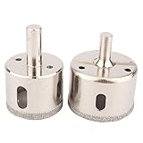 Yosoo 2PCS Diamond Coated Hole Saw Drill Bits for Ceramic Tile Marble Rock Porcelain [並行輸入品]
