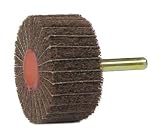 Weilerアルミ酸化不織布フラップホイール – Fine Grade – 1 in面横幅 – 3 in Dia – 8600 Max RPM – 54506 [ホイールあたり価格は]