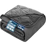 Housecover 冷感敷きパッド ダブル 夏 Q-MAX0.453 【帝人マイティトップ中綿使用】ひんやり冷感シーツ リバーシブル (冷感&ワッフル) 吸水速乾 抗菌防臭防ダニ加工 洗える オールシーズン 四隅ずれ防止ゴム付き ベッドパッド クールマット 冷たい 140x200cm ブラック