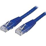 StarTech.com Cat6対応LANケーブル 4.5m カテゴリ6対応イーサネットケーブル モールド処理済みRJ45コネクタ ブルー C6PATCH15BL