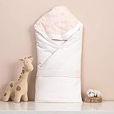 おくるみ ベビーブランケット 新生児授乳ケープ プレイマット男女兼用 天然コットン 出産祝い (0-9ヶ月用, ピンク（ストライプ）)