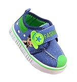 Ziweiba0-1歳 ベビー シューズ 子供靴 滑り防ぐ スニーカー ファーストシューズ 上履き 歩行靴 ズックシューズ 男の子 キッズ 赤ちゃん　 (インソール13.5cm, Aスカイブルー)