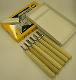 義春刃物 マルイチ 彫刻刀 6本組 砥石付 T-6