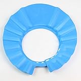 （シーズフビューティー）seasofbeauty赤ちゃん用調節できるシャンプーハット シャワーキャップ子供用ブルー [並行輸入品]