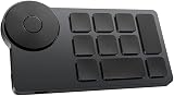 左手デバイス ショートカットリモート 片手キーボード Bluetooth対応 ワイヤレス ペンタブ 液タブ用 ノートパソコン対応 作業効率向上 イラスト 画像 動画編集