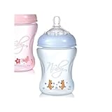 Nuby ヌービー NATURAL TOUCH　ナチュラルタッチ ナチュラルボトル 哺乳瓶 0ヶ月～ ソフトフレックス 【68013】 (くま)