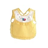 GOGO Water Resistant Strappy Bib With Plaid, One Piece-Yellow