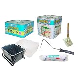 ニッペ 水性屋上防水塗料セット [タタミ約6枚分] （屋上防水塗料セット[8.5kg]・バケットセット[本体×1、ネット×1、内容器×2]・ローラーハンド...