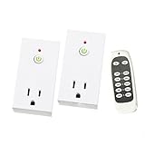 BigFox リモートコントロール スーパースイッチ リモート 家電 家庭用 リモコン コンセント セット ミニ型 電池付き(コンセント2台セット)
