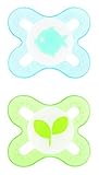 MAM Start Latex Pacifier, Boy, 2-Count by MAM [並行輸入品]