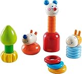 HABA Mouse Mix Up - 14 Vibrantly Colored Pieces to Encourage Imaginative Mix & Match Stacking Fun fo