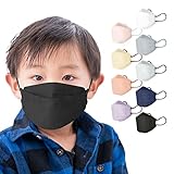 [サンパーシー] 子供用立体マスク 不織布 20枚 小さめ 平ゴム キッズ (ブラック)