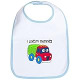 CafePress 10 I Love My Mommies Bib - Standard Sky Blue by CafePress