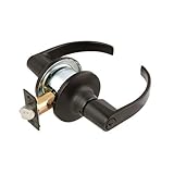 Design House 702225 C-Series 2-Way Latch Store Room Door Handle, Adjustable Backset, Brushed Bronze 