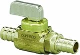 Viega 46010 PureFlow Zero Lead PEX Crimp Ball Valve with 3/8-Inch Crimp x Crimp [並行輸入品]