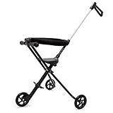 [1年保証] MRG ハンディーキッズスクーター ベビーカー 超軽量 2.2kg 新型 高さ調整可能 1.5歳から (ブラック)