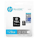 HP microSDXCカード 128GB UHS-I 対応 フルHD 超高速 HFUD128-1U1 (SDアダプター付く) ( 最大読出スピード 80MB/s)