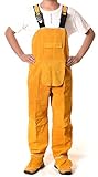 牛革 溶接用 エプロン 防炎 溶接 防護服 やけど 対策 耐熱 二重防護 作業服 　 断熱 保護用 (XL)