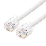ミヨシ MCO 電話機コード 6極6芯 6極4芯 6極2芯対応 RJ11 3m 白 DC-603/WH
