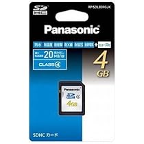 Amazon | パナソニック SDHCメモリーカード 4GB RP-SDP04GJ1K