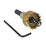 Homyl HSSドリルビット　高速鋼　ホールソー　ドリルビット　カッター　穴切削　25mm径　14mm深さ