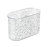 Wenko ユニバーサルシェルフ スモール フラワー クリア 20589100