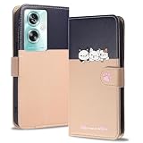 Reddylin 対応 OPPO A79 5G ケース 手帳型 オッポ エー79 5G ケース 手帳型 OPPO A79 5G カバー OPPO A79 5G スマホケース かわいい猫 OPPO A79 ケース 全面保護 カード収納 OPPO A79 携帯カバー スタンド機能 オッポ A79 5G カバー 6.72インチ OPPO A79 5G 手帳型ケース手触りが良い 耐衝撃-カーキ色
