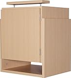 選べる5カラー！天井つっぱり上置き 幅 45cmX奥行39cm 天井高226cm～265cm対応(ナチュラル)