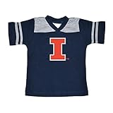 NCAA Illinois Illini幼児用男の子サッカーシャツ、ネイビー、3