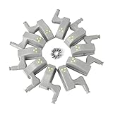 10個入り0.25 WヒンジLEDセンサーライトforキッチンリビングルームベッドルームキャビネット食器棚クローゼットワードローブNight Lights