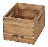 キャプテンスタッグ(CAPTAIN STAG) 木箱 ウッドボックス 収納ボックス 収納ケース 木製BOX 外寸W255×D300×H220cm スタッキング可能 CSクラシックス UP-2003