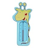 Floating baby bath thermometer - Giraffe Blue by Baby Comfort