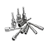 10個入り 六角ソケット スリーブ ノズル 磁気ナット ドライバ ドリルビット アダプタ 六角電動工具 6-15mm