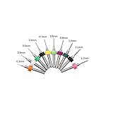 Homefunny "10pcs エンドミル 小径エンドミルセット Set HQ 10x 0,3 mm - 1,2 mm PCB硬質合金 ビット10本セット "
