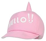 GEMVIE ベビー帽子 キャップ サンバイザー つば広 女の子 男の子 子供用 日よけ止め UVカット 夏用 ハット 可愛い コットン 赤ちゃん ピンク