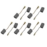 uxcell　カーボンブラシ　13 x 8 x 6mm　炭素、素材　一般的な電動機用　10個入り