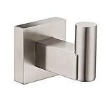 ten-high-8209 304ステンレススチールコートフックローブフック、つや消しニッケル