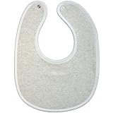 【オーガニックコットン】【片面使用】 スタイ　ビブ　よだれかけ　リバーシブルタイプ CSOG-NO.2 【オートミール杢】【日本製】【charlotte】