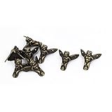 uxcell コーナークッション　コーナーガード　コーナーパッド　コーナーカバー ケガ防止　保護 コーナー プロテクター ガード ジューリー ギフト ボックス 骨董スタイル 24mmx24mm 青銅調