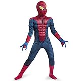 Disguise DI42476-L Large Boys Spiderman Movie Classic Muscle Costume [並行輸入品]