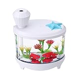 アロマ加湿器、SIMPLE DO スチーム式 空気清浄機 クールミスト 省エネ ミニ加湿器 460ml 超音波式 車載 オフィス用 空焚き防止