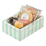 【出産祝】立体カード付（ありがとう親子パンダ）　名入れバームクーヘン＆ハートケーキ