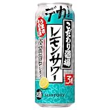 こだわり酒場のレモンサワー 淡麗旨口 500ml 24本 【低度数でもお酒感のある味わい】［サントリー チューハイ ALC.3%］
