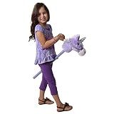 Lavender Plush 30" Toy Stick Unicorn [並行輸入品]