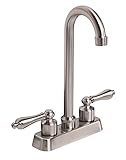(Brushed Nickel)Premier 120165 Wellington Two-Handle Bar Faucet（クロム）プレミア120165ウェリントンツーハンドルバー蛇口 (Brus