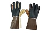 Prasertsteel Long Leather Gloves 12 Pairs