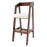 タンスのゲン キッズチェア ハイタイプ ハイチェア 木製 高さ調節可能 ダークブラウン 30600003 BD